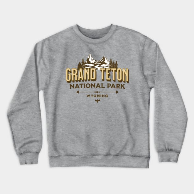 Grand Teton National Park Crewneck Sweatshirt by ShopBuzz